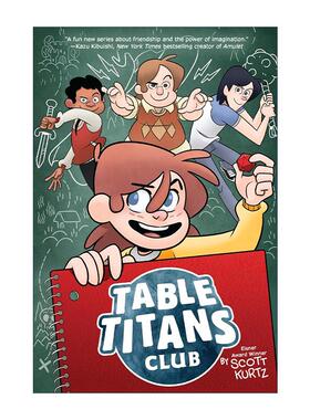 英文原版 Table Titans Club 桌子巨人俱乐部 儿童幽默奇幻漫画 艾斯纳奖得主Scott Kurtz 英文版 进口英语原版书籍