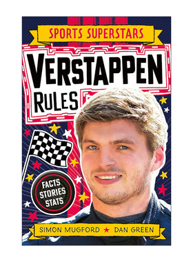 英文原版 Sports Superstars Verstappen Rules 运动明星特辑 F1赛车手 马克斯·维斯塔潘 科普百科 英文版 进口英语原版书籍
