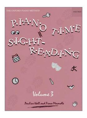 英文原版 Piano Time Sightreading Book 3 牛津钢琴时光 乐符识别视奏技巧3 ABRSM英皇考级钢琴启蒙教材 英文版 进口英语原版书籍