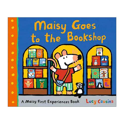 英文原版 Maisy Goes To The Bookshop 小鼠波波去书店 儿童启蒙认知绘本 生活体验 Lucy Cousins 英文版 进口英语原版书籍
