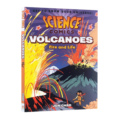 英文原版 Science Comics Volcanoes 科学漫画系列 火山 英文版儿童图书