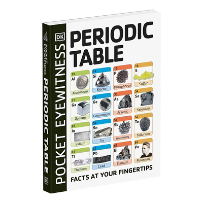英文原版 Pocket Eyewitness Periodic Table 元素周期表百科书 口袋书 儿童英语化学启蒙 DK百科 英文版 进口英语书籍