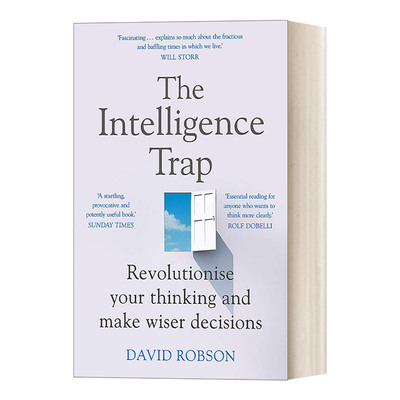 英文原版小说 The Intelligence Trap 思维的精进 聪明人如何避开智力陷阱 英文版 进口英语原版书籍