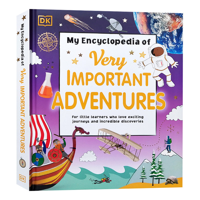 DK冒险百科全书 My Encyclopedia of Very Important Adventures 英文原版 儿童英语启蒙认知科普读物绘本 英文版进口原版书籍