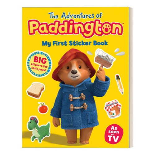 英文原版 The Adventures of Paddington My First Sticker Book 帕丁顿熊大冒险 我的第一本贴纸书 英文版 进口英语原版书籍