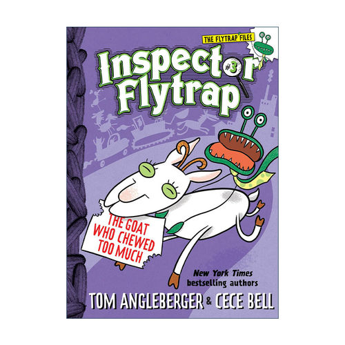 英文原版 Inspector Flytrap in the Goat Who Chewed Too Much 捕蝇草探长系列3 嚼得太多的山羊 英文版 进口英语原版书籍