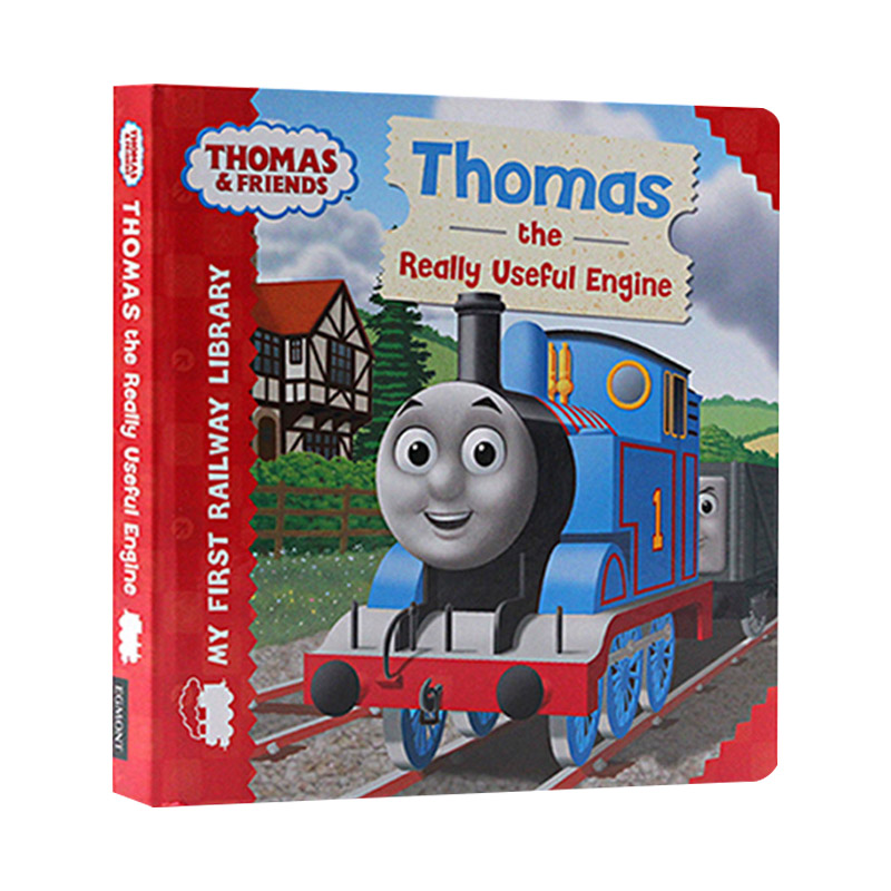 英文原版 Thomas & Friends My First Railway Library Thomas the Really Useful Engine 托马斯和他的朋友们第一火车图书馆系列