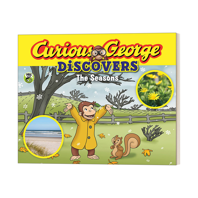 英文原版 Curious George Discovers the Seasons 好奇猴乔治科普故事 四季 Science Storybook 英文版 进口英语原版书籍