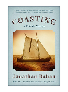 英文原版 Coasting 滑行 一次私人旅行 英国 回忆录 柔软的城市作者Jonathan Raban 英文版 进口英语原版书籍