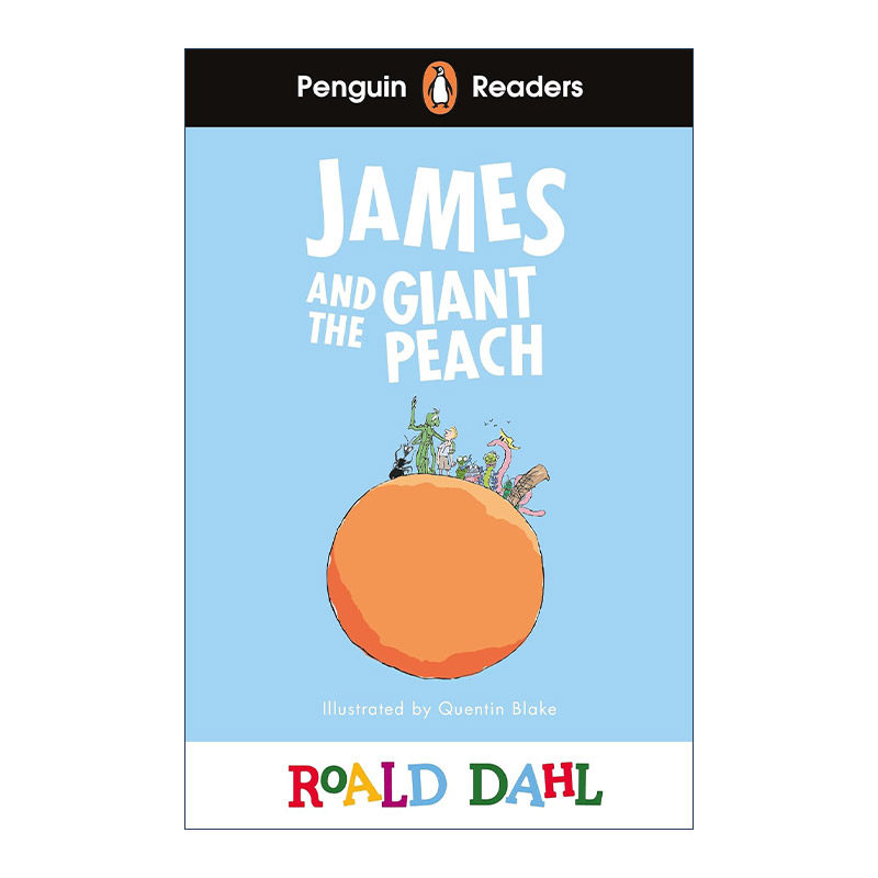 英文原版 Penguin Readers Level 3 Roald Dahl James and the Giant Peach 企鹅分级阅读3级 罗尔德达尔 詹姆和大仙桃 进口书籍