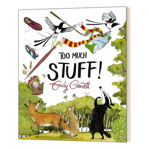 英文原版 Too Much Stuff 太多东西了 格林威奖得主Emily Gravett绘本 平装 英文版 进口英语原版书籍