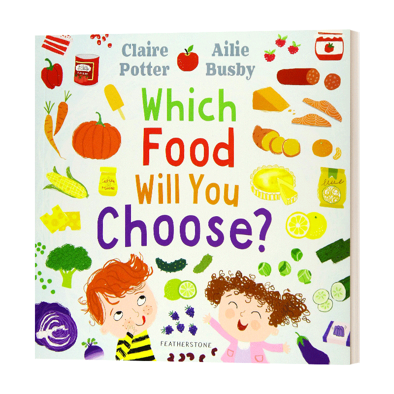 英文原版 Which Food Will You Choose 蔬菜水果 儿童健康食物故事绘本 英文版 进口英语书籍
