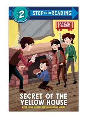 英文原版 Step into Reading 2 Secret of the Yellow House Boxcar Children Early Reader 黄房子之谜 棚车少年系列 英文版