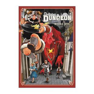 九井谅子 Delicious 迷宫饭漫画 英文原版 Ryoko 进口英语原版 Dungeon 英文版 书籍 Vol.4 Kui 第四卷
