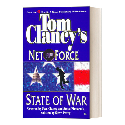 英文原版小说 Tom Clancy's Net Force State of War 战争状态 美国军事小说大师Thomas Clancy 英文版 进口英语原版书籍
