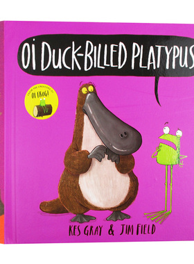 英文原版绘本 Oi Duck-billed Platypus Board Book 噢 鸭嘴兽纸板书 英文版儿童图书