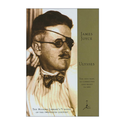 英文原版 Ulysses Modern Library 100 Best Novels 尤利西斯 James Joyce詹姆斯乔伊斯 人人图书馆精装收藏版 进口英语原版书籍