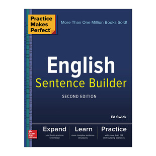 英文原版 Practice Makes Perfect English Sentence Builder 孰能生巧 英语造句 第2版 英文版 进口英语原版书籍
