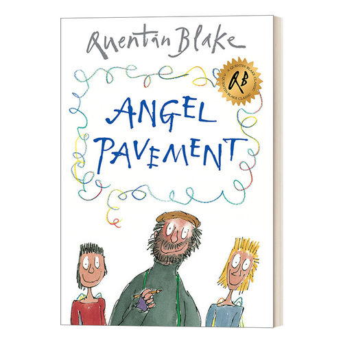 英文原版 Angel Pavement 天使有支魔法笔 昆廷·布莱克绘本 英文版 进口英语原版书籍