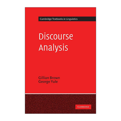 英文原版 Discourse Analysis 话语分析 剑桥语言学文本系列 英文版 进口英语原版书籍