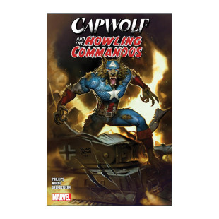 英文原版 Capwolf and the Howling Commandos 美队狼与嚎叫突击队 漫威漫画 Stephanie Phillips 英文版 进口英语原版书籍