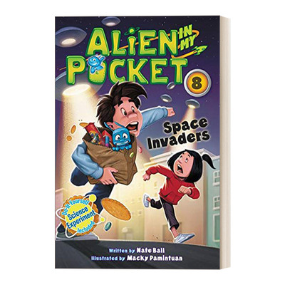 英文原版 Alien in My Pocket 8 Space Invaders 口袋里的外星人 英文版 进口英语原版书籍