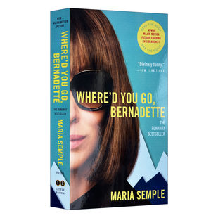 You 英文版 Where 英语小说 电影封面版 伯纳黛特你去了哪 英文原版 Bernadette