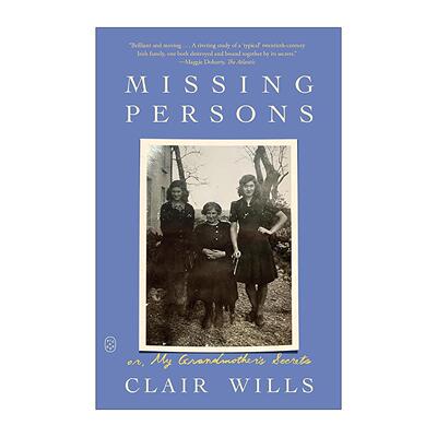 英文原版 Missing Persons 失踪者 或 我外婆的秘密 爱尔兰图书奖入围作品 英文版 进口英语原版书籍