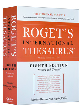 英文原版 Roget's International Thesaurus 8th Edition 罗热英语同义词词典 第8版 英文版 进口英语原版书籍