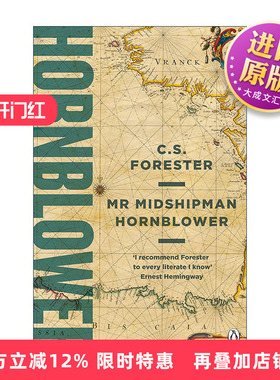 英文原版 Mr Midshipman Hornblower 怒海英雄6  C.S.福里斯特经典历史海战小说 英文版 进口英语原版书籍