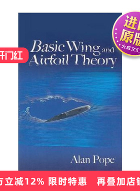 英文原版 Basic Wing and Airfoil Theory 基本的机翼与机身理论 Alan Pope 英文版 进口英语原版书籍