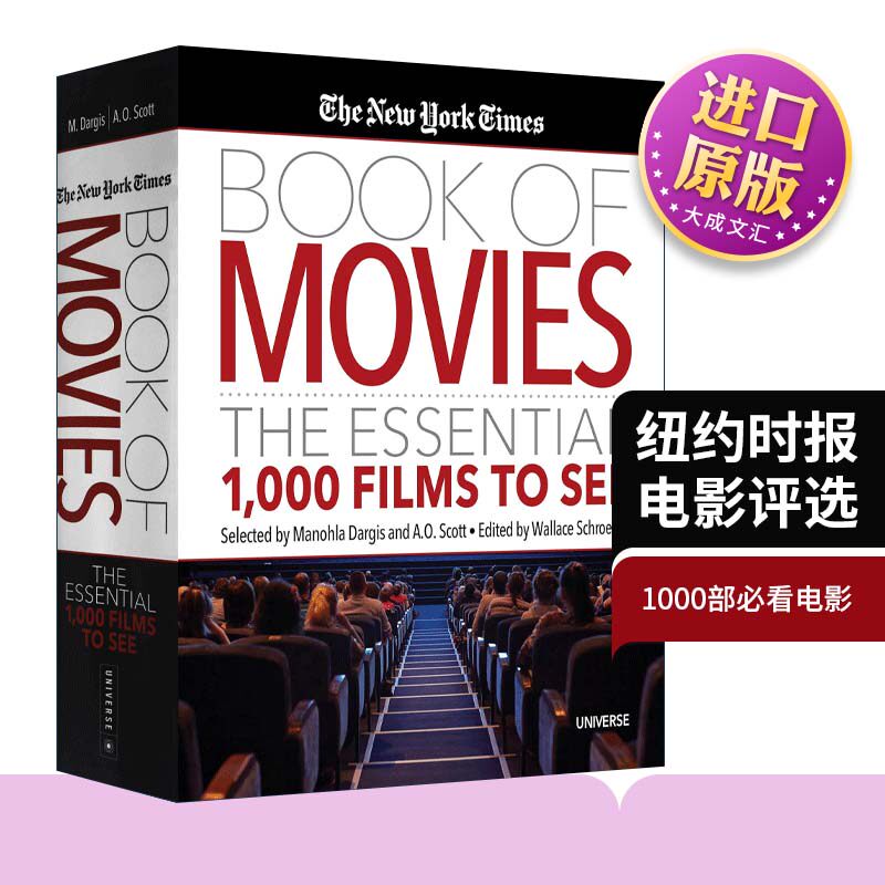 英文原版 The Ny Times Book of Movies 纽约时报电影评选1000部必看电影 精装 英文版 进口英语原版书籍