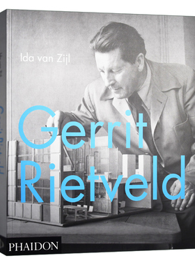 英文原版 Gerrit Rietveld 荷兰建筑设计师赫里特 里特费尔德作品集 英文版 进口英语原版书籍