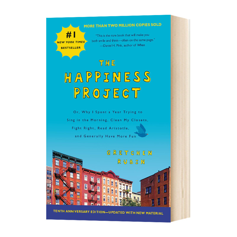 The Happiness Project 英文原版 幸福计划 英文版原版书籍 Gretchen Rubin Harper 进口英语哲学书