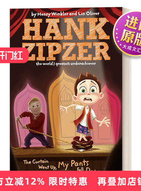 英文原版 Hank Zipzer 11 The Curtain Went Up  My Pants Fell Down 汉克历险记11 窗帘卷上去 我的裤子掉了 英文版 进口原版书籍