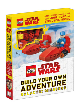 英文原版 LEGO Star Wars Build Your Own Adventure Galactic Missions乐高星球大战打造你自己的银河星际任务 精装 进口书籍
