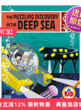 英文原版 Kid Detectives The Puzzling Discovery in the Deep Sea 深海发现 儿童侦探冒险故事 英文版 进口英语原版书籍