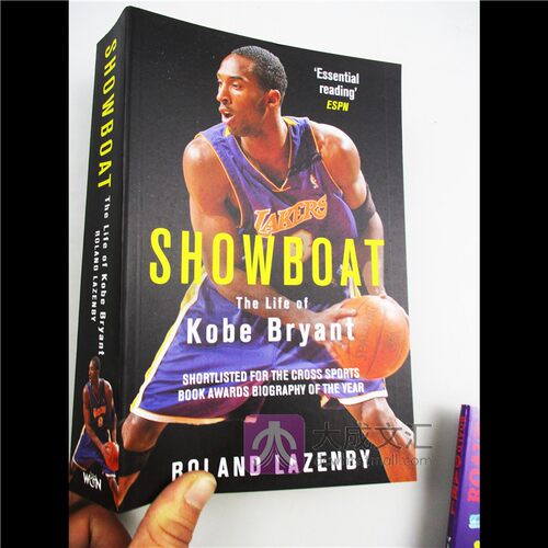英文原版 真实科比 Showboat The Life of Kobe Bryant  科比布莱恩特的人生 人物自传 NBA篮球巨星 英文版原版书
