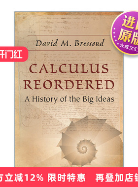英文原版 Calculus Reordered 微积分溯源 伟大思想的历程 David M. Bressoud 英文版 进口英语原版书籍