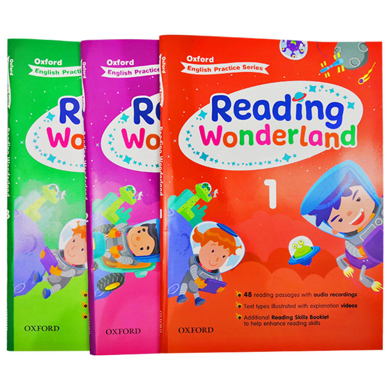 Oxford Reading Wonderland 3册 英文原版 牛津小学英语阅读练习册1-3年级 英文版进口原版英语书籍 OUP Oxford