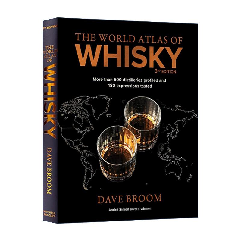 英文原版 The World Atlas of Whisky 威士忌世界地图 第三版 500多家酒厂简介和480中威士忌品鉴 精装 英文版 进口英语原版书籍