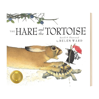 龟兔赛跑 英文原版 The Hare and the Tortoise 重述故事绘本 锡制森林同作者 Helen Ward 英文版进口原版英语书籍儿童图书
