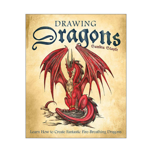 英文原版 Drawing Dragons 画龙 学习如何创造神奇的喷火龙 英文版 进口英语原版书籍