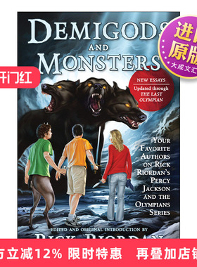 英文原版 Demigods and Monsters 半神与魔兽 你喜欢的作者Rick Riordan雷克·莱尔顿论波西杰克逊系列 英文版 进口英语原版书籍