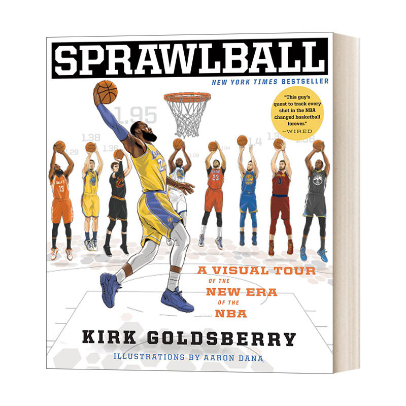 英文原版 SprawlBall 篮球延伸 NBA新时代的视觉之旅 英文版 进口英语原版书籍