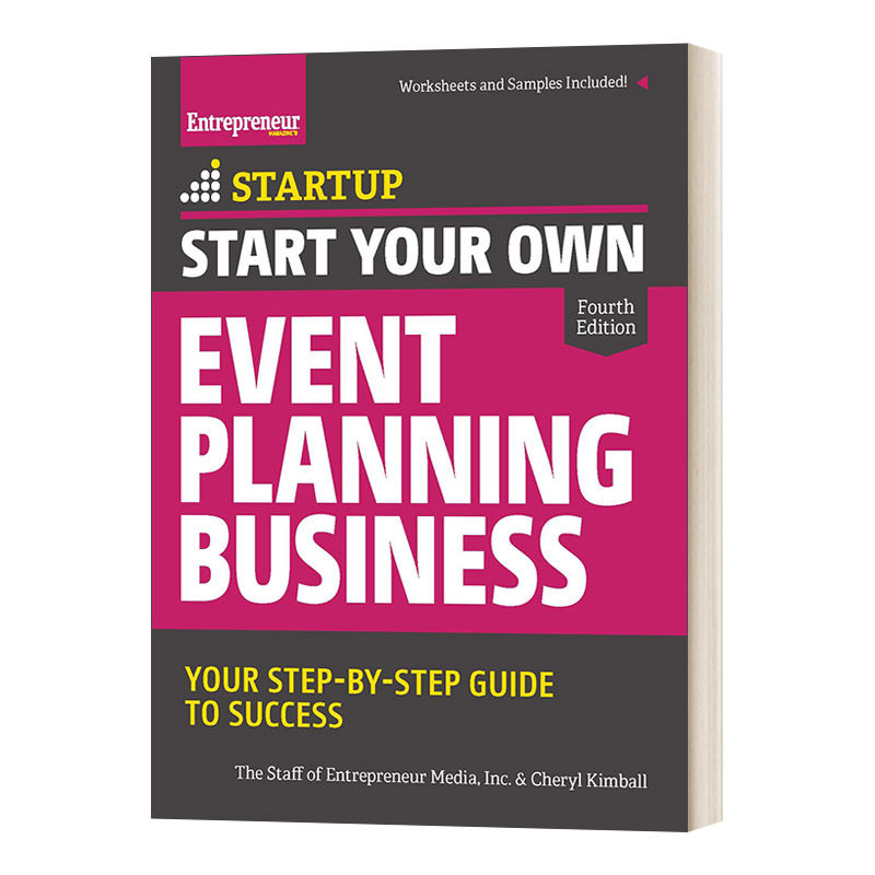 英文原版 Start Your Own Event Planning Business 开始自己的商业活动策划 你一步一步的成功指南 第四版 英文版 进口英语书籍