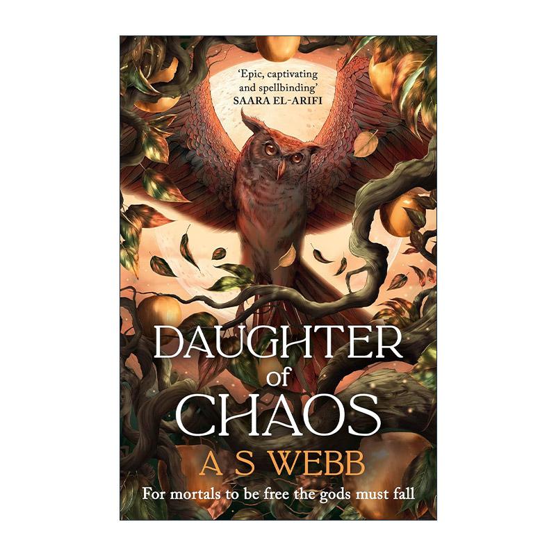 英文原版 Daughter of Chaos 混沌的女儿 黑暗神殿系列1 A.S.Webb奇幻浪漫小说 英文版 进口英语原版书籍
