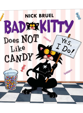 英文原版 Bad Kitty Does Not Like Candy 坏猫咪不喜欢糖果 英文版 进口英语原版书籍儿童图书
