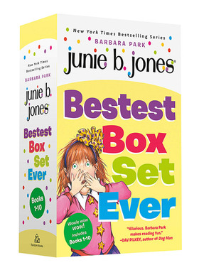 英文原版 Junie B. Jones Bestest Box Set Ever 朱尼琼斯校园日记10册套装 英文版 进口英语原版书籍儿童图书