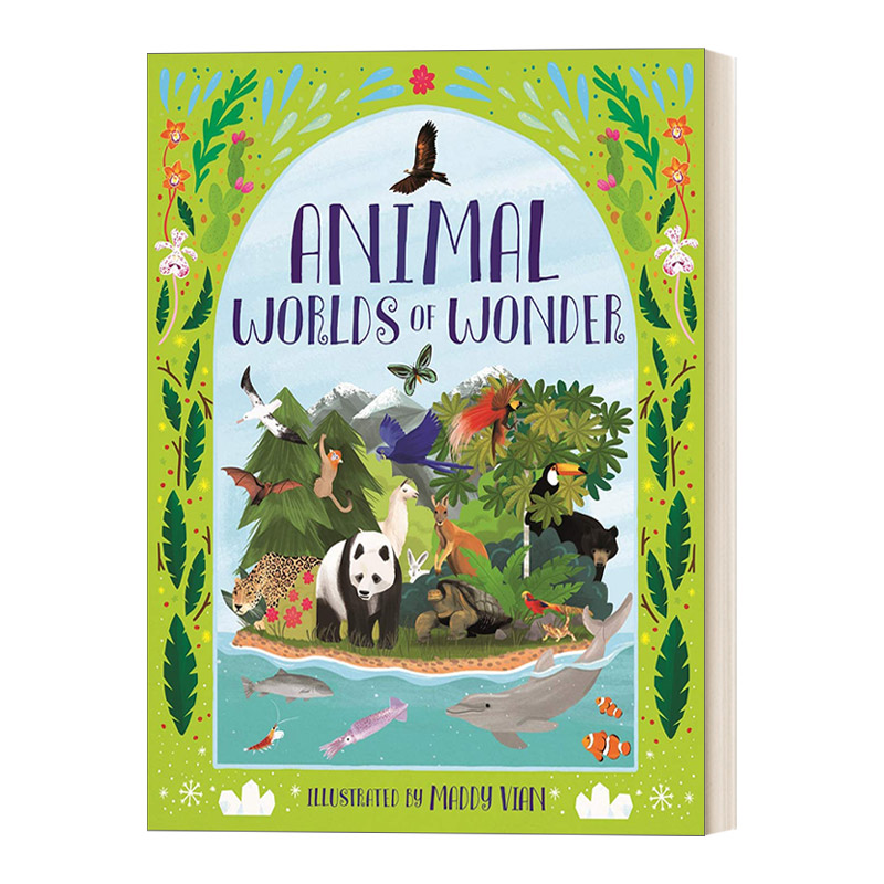 英文原版 Animal Worlds Of Wonder 动物世界的奇闻录 精装 英文版 进口英语原版书籍